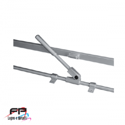 Apparecchio a sporgere in alluminio a leva centrale 2